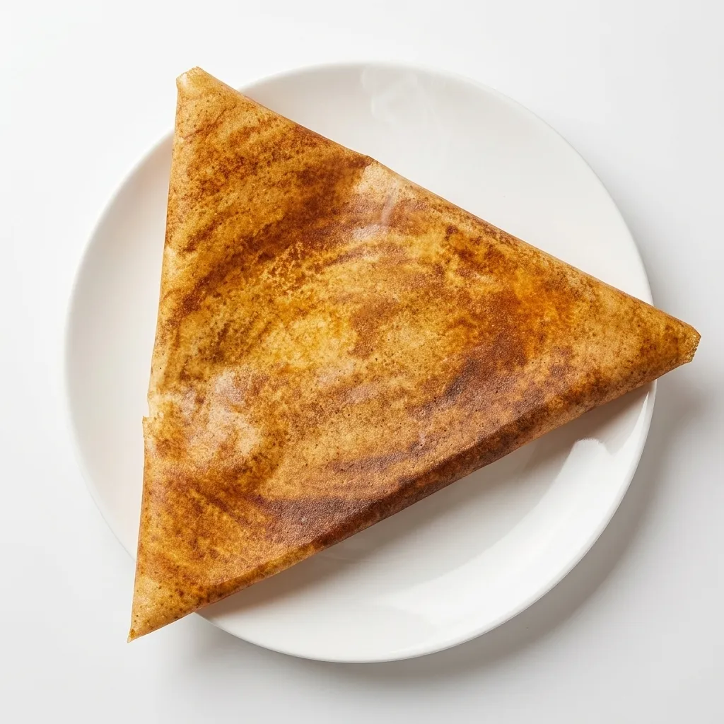 Travancore chicken dosa at Nitara South Indian restaurant in Edmonton, AB