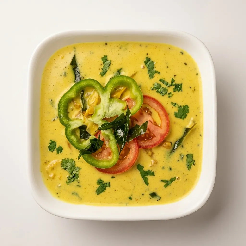 Venadu pal konju, shrimp curry in coconut milk, at Nitara South Indian restaurant in Edmonton, AB